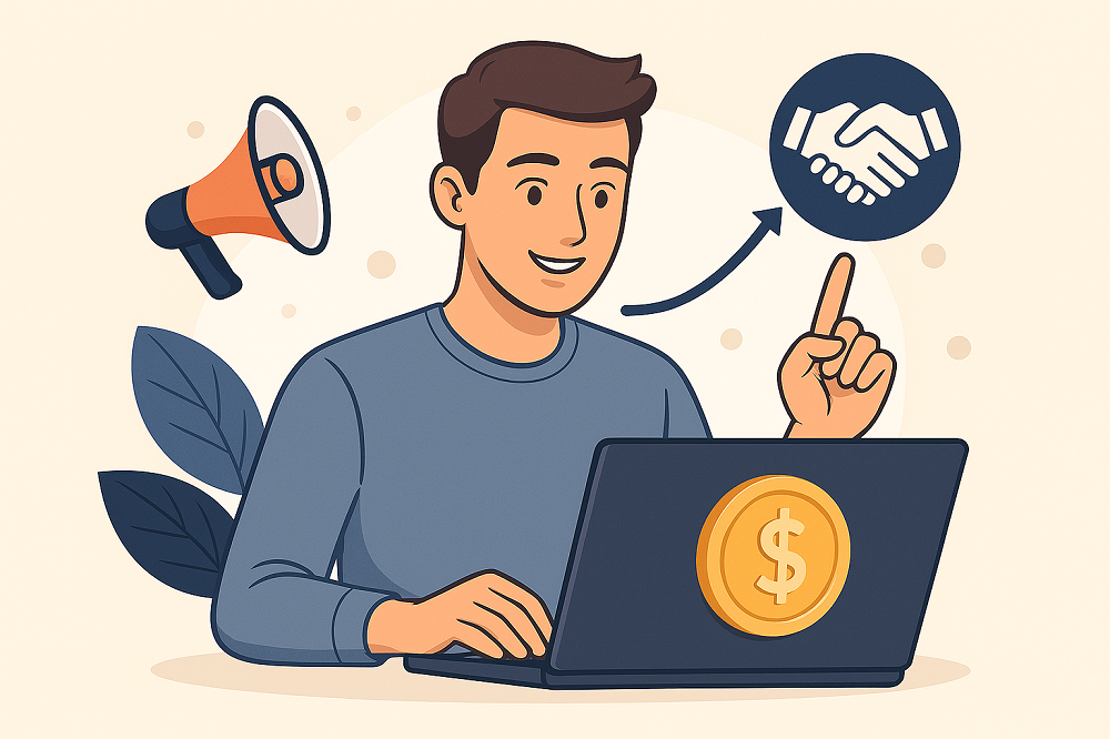 Picשיווק שותפים להתחיל להרוויח מפרסום מוצרים של אחרים